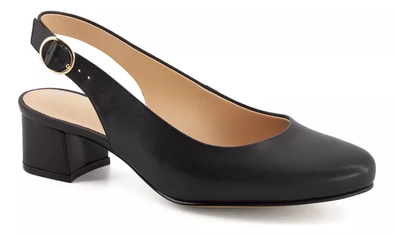 Zapatilla Ejecutiva Andrea Para Mujer Atemporal Negro