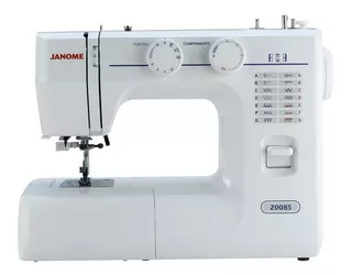 Máquina Janome 2008S costure diferentes 14 pontos 220V	