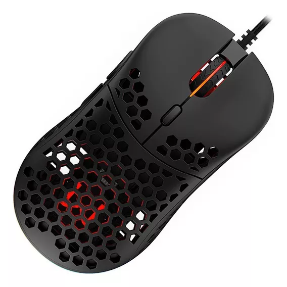 Mouse Gamer Warrior Hive Multi 8 Botôes Rgb 16000dpi- Mo398 Cor Preto