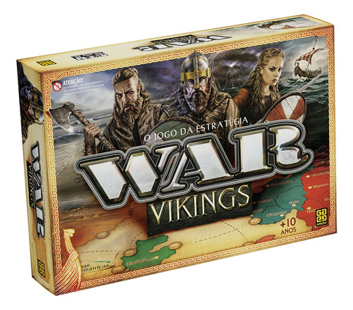 Jogo De Tabuleiro War Vikings Grow