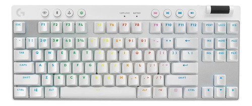 Teclado Gamer Sem Fio G Pro X Tkl Branco Logitech G