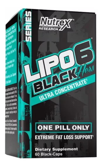 Termogénico Nutrex Lipo-6 Black Hers Ultra Concentrate 60 Sabor Sin sabor