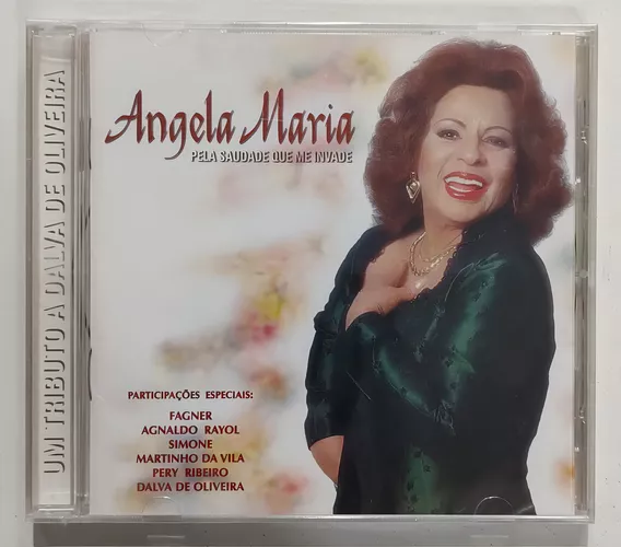 Cd - Angela Maria - [ Pela Saudade Que Me Invade ] Versão do álbum Estandar