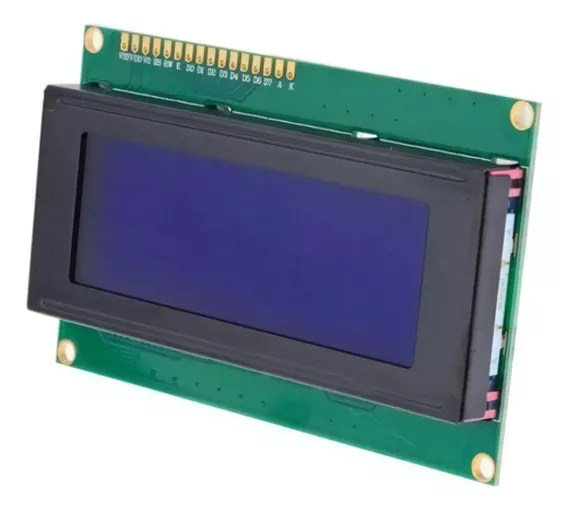 1 X Display Lcd 20x4 Com Backlight Azul / Branca