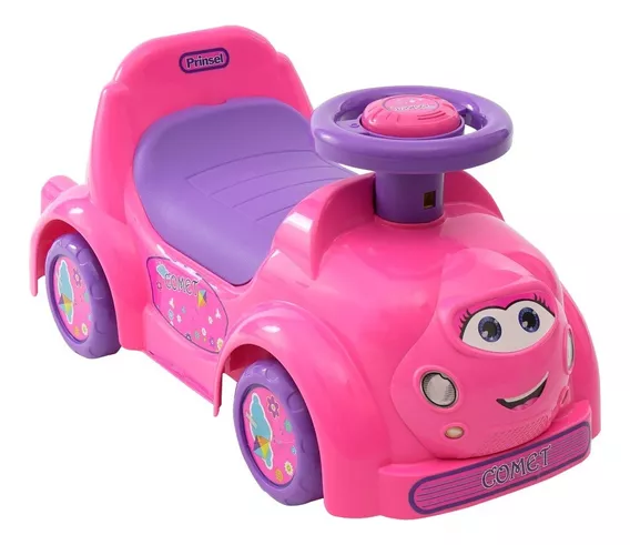 Carrito Montable Bebe Prinsel Comet Cajuela Claxon 1603 Girl Color Rosa