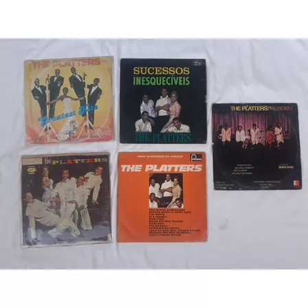 The Platters - Lote Com 5 Discos Lp Em Vinil