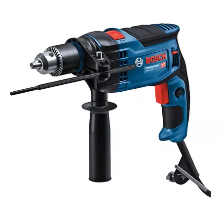 Furadeira De Impacto 1/2 Pol Bosch Gsb 16 Re 850w Azul 110v Com Velocidade Variável E Reversível