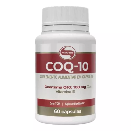 Coenzima Q10 Coq-10 100mg + Vitamina E + Tcm Vitafor 60 Cáps