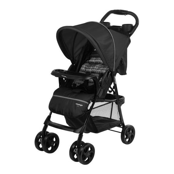 Carrinho De Passeio Para Bebê Spot Voyage Até 15kg Preto 