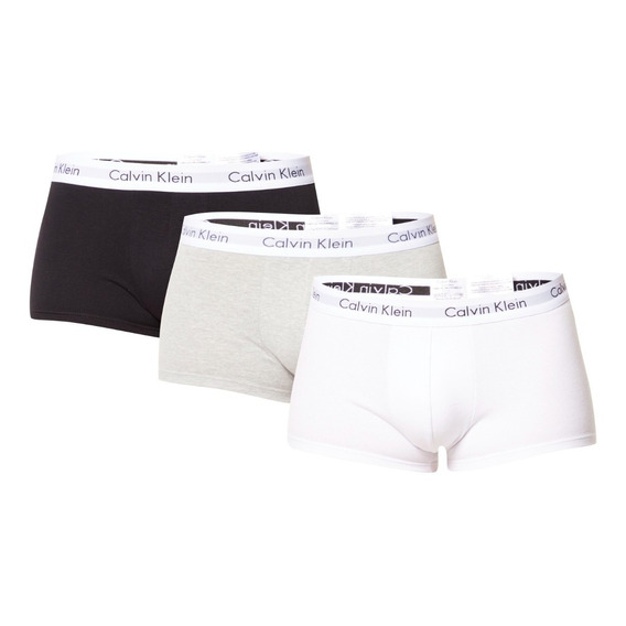 Kit 3 Cuecas Masculinas Boxer Cotton Calvin Klein