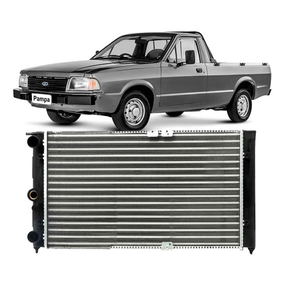Radiador Automotivo Ford Pampa 1.8 8v 1989 1990 1991