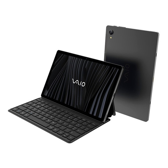 Tablet VAIO TL10 8GB 128GB Octa-Core Tela 10,4” 2K 4G WiFi Câmera 8MP + Selfie 5MP Android 13 7000mAh Com Teclado De Conexão Inteligente – Preto