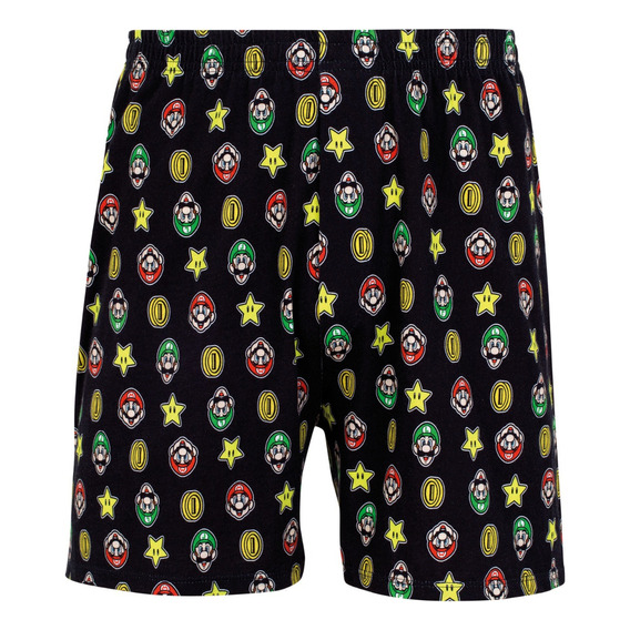 Cueca Masculina Samba Canção Mario Bros Personagens Lupo