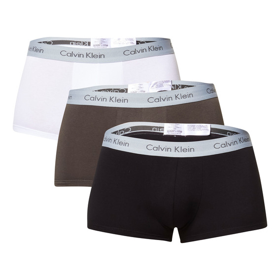 Kit De 3 Cuecas Masculinas Low Rise Trunk Calvin Klein