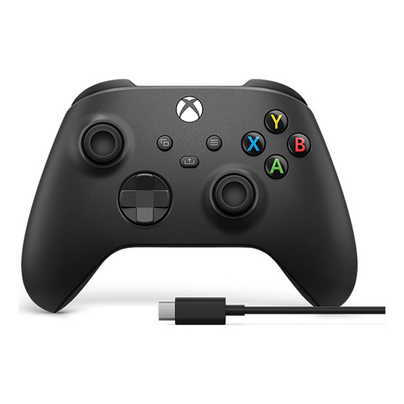 Control Inalámbrico Xbox Series X/S Xbox One + Cable Usb-c Negro