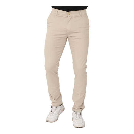 Calça De Sarja Masculina Bolso Faca/embutido C/ Lycra