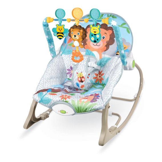 Cadeira De Descanso Vibratória Funtime Maxibaby 18kgs - Leão