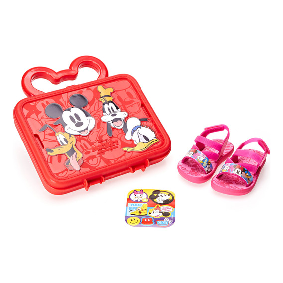 Sandália Disney Maleta Divertida Promo Baby Grendene Kids