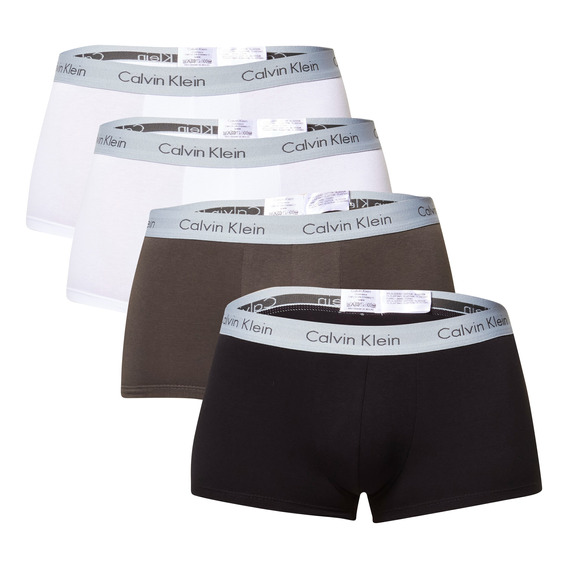 Kit De 4 Cuecas Masculinas Low Rise Trunk Calvin Klein