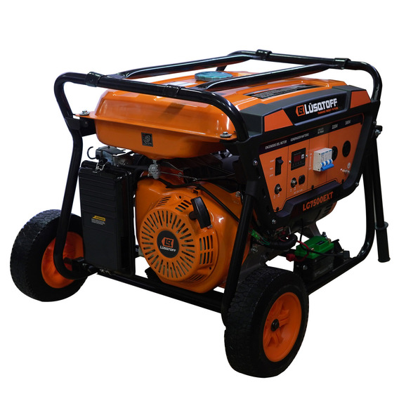 Generador Naftero 6500w 15hp A/e Trifasico Lq Lg7500ext Me1