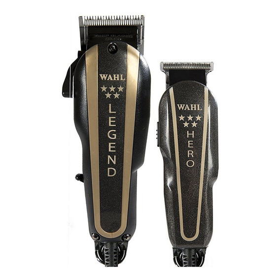 Máquina Wahl Barber Combo Legend Y Trimmer Hero Profesional