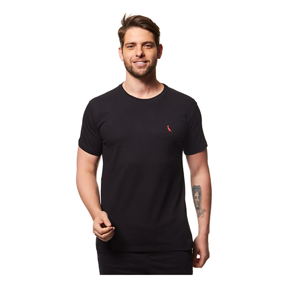 Camiseta Básica Brasa Pica-pau Bordado Reserva