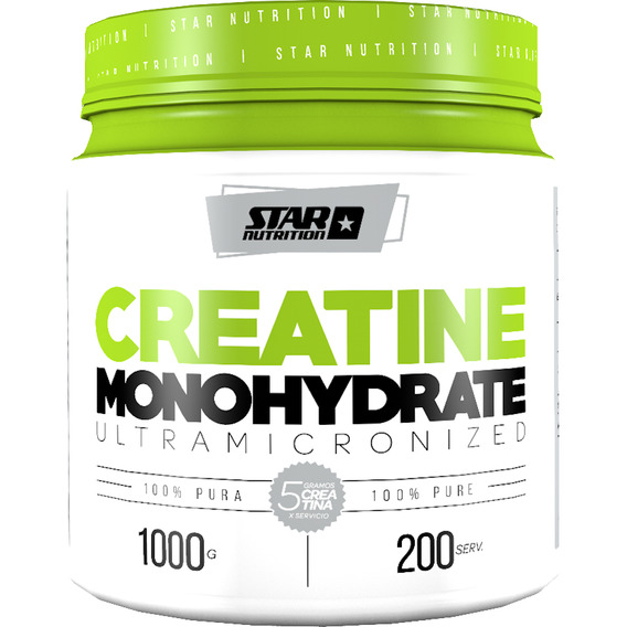 Creatina Star Nutrition 1 Kg Monohidrato Micronizada Sabor Sin sabor