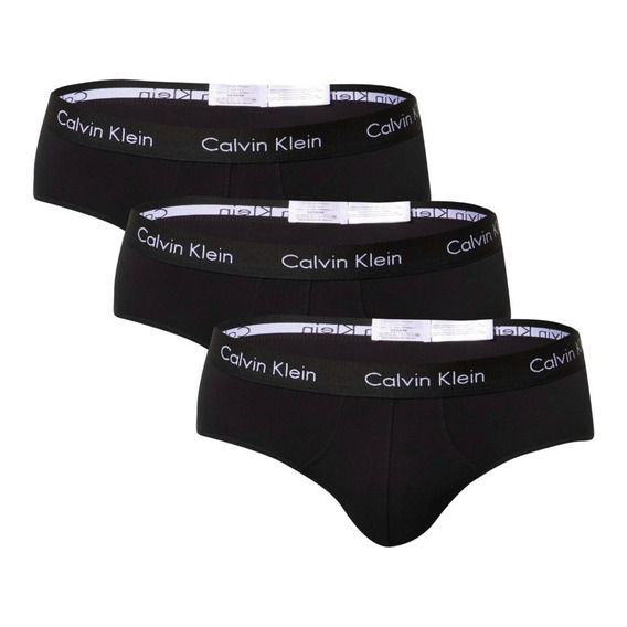 Kit Com 3 Cuecas Brief Calvin Klein Masculina 