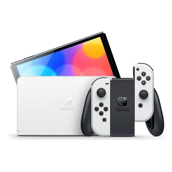 Nintendo Switch Oled 64gb Standard Com Joy-con Branco