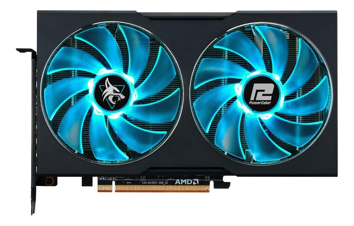 AMD PowerColor Hellhound Radeon 6600 Series RX 6600 AXRX 6600 8GBD6-3DHL