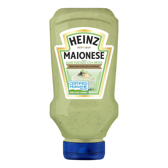 Maionese De Alho Com Ervas Heinz 215g