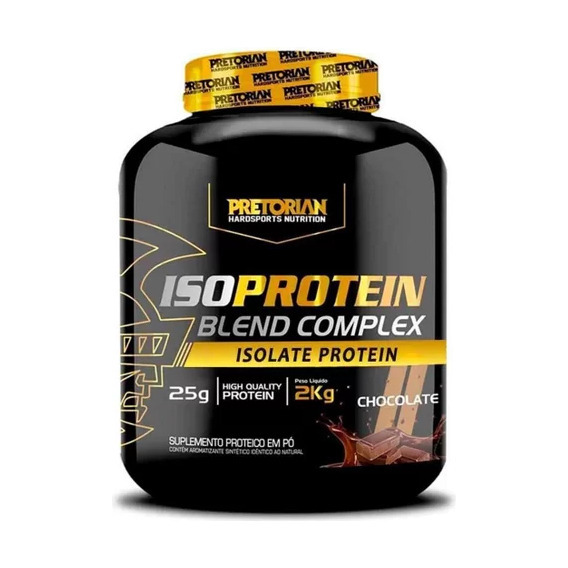 Whey Protein Isolado Iso Blend Complex 2kg Pretorian Sabor Chocolate