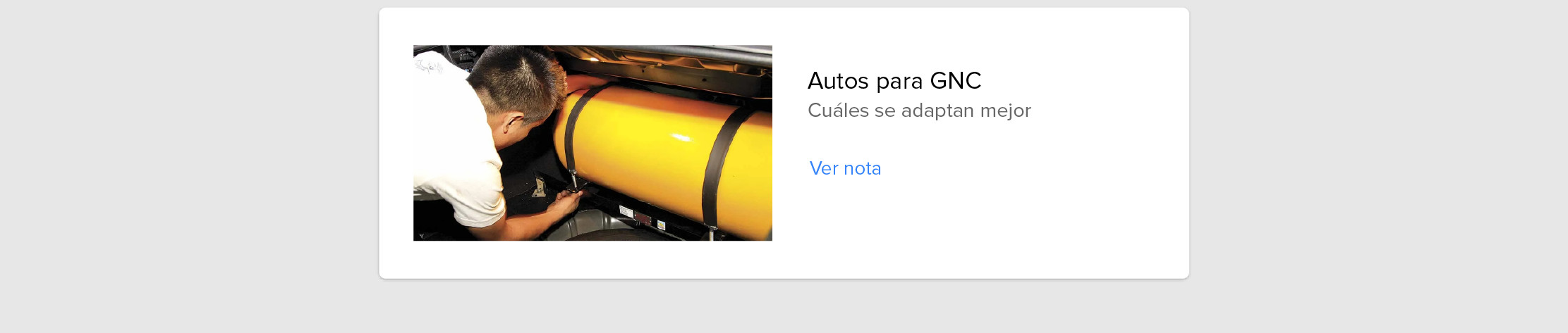 Autos que se adaptan mejor al GNC