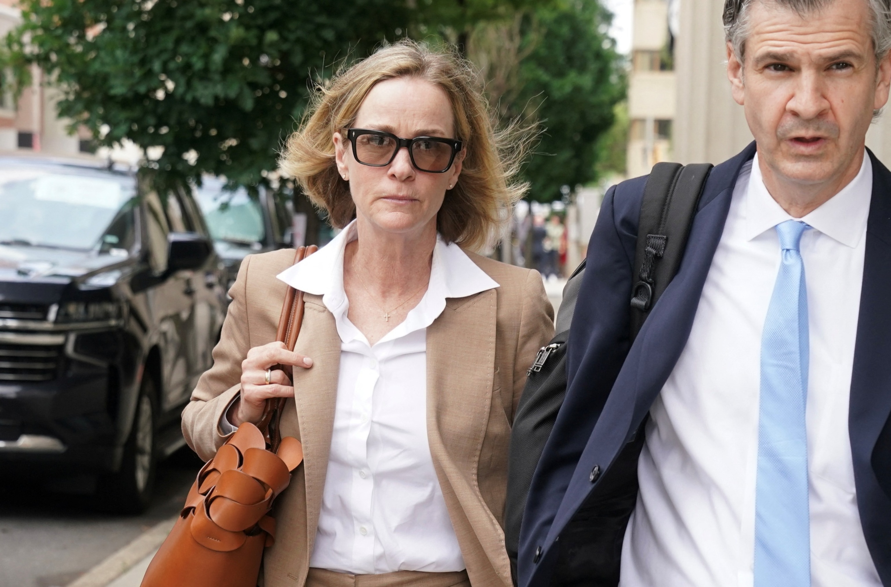 PHOTO: Hunter Biden's former wife, Kathleen Buhle departs the federal courthouse after taking the stand during the trial of Hunter Biden, son of  President Joe Biden, on criminal gun charges in Wilmington, Del., June 5, 2024.