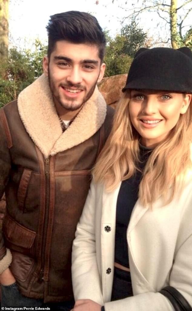 Former flame: The Wings hitmaker was previously engaged to former One Direction star Zayn Malik from August 2013 till July 2015