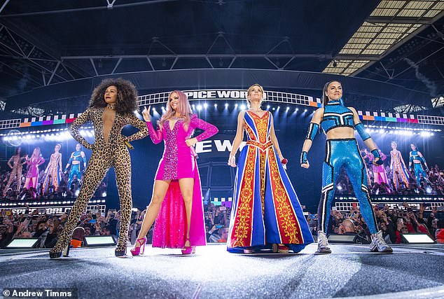 Coming soon: According to a report by The Daily Telegraph on Monday, tour promoters have been working hard to try and bring the newly reunited girl group Down Under. Pictured performing in London earlier this month