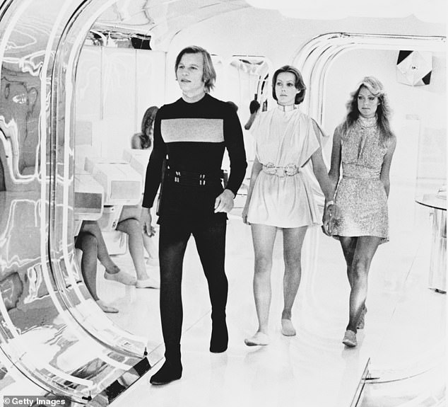 Fawcett was also seen with Michael York and Jenny Agutter in the sci-fi cult classic Logan's Run in 1976