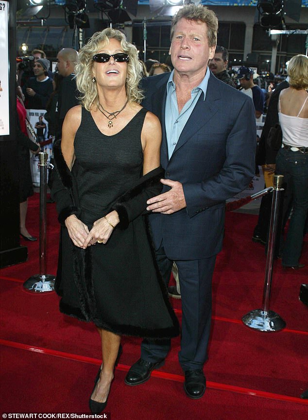 Fawcett had an on and off relationship with Ryan O'Neal - who died in December 2023 - for 30 years. Seen in 2003