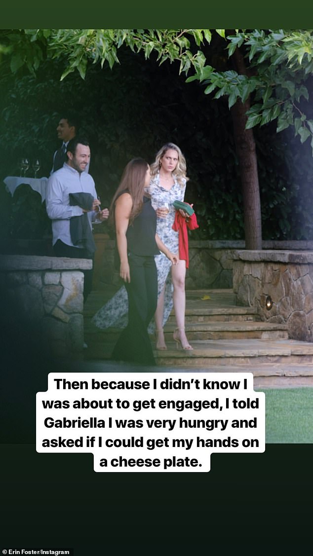 Priorities: Erin had no clue that her sister Sara, stepmom Katharine McPhee and father David were hiding while they toured the gorgeous Napa Valley Reserve