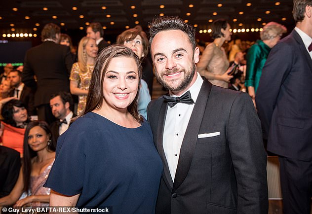 Happier times: I'm A Celebrity presenter Ant has reportedly asked make-up artist Lisa to sign a gagging order to protect his reputation, and will not agree a final financial settlement if this does not happen (pictured May 2017)