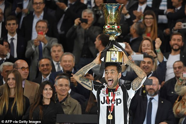 Dani Alves' sensational trophy haul in 10 seasons ensures he was a certainty in the top-50 list