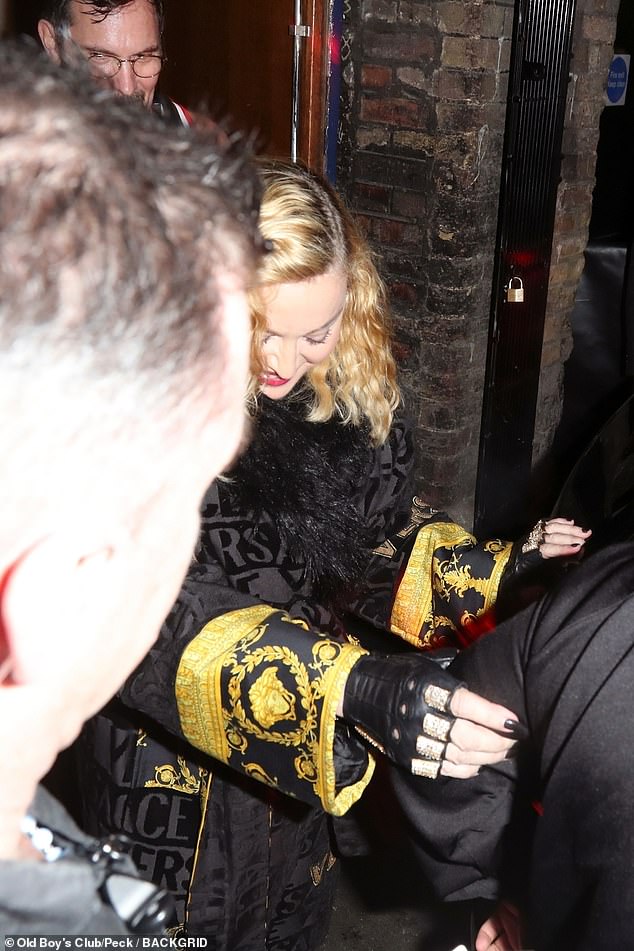 Putting on a show: Madonna was not hindered by the knee and hip injuries that have forced her to cancel previous dates