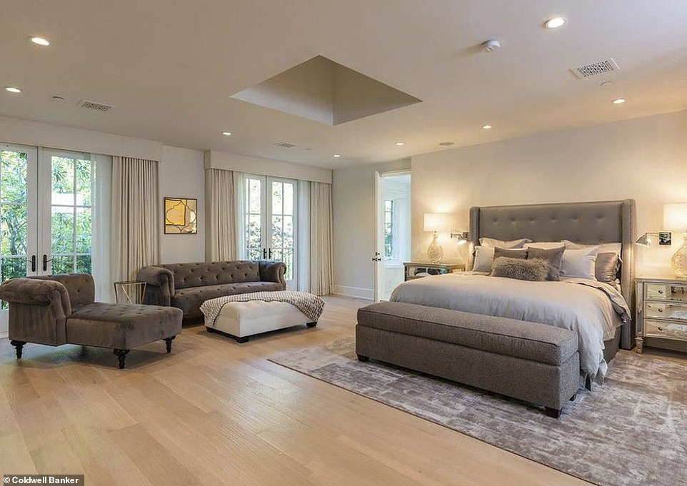 Comfy: This is one of the master bedrooms on the property