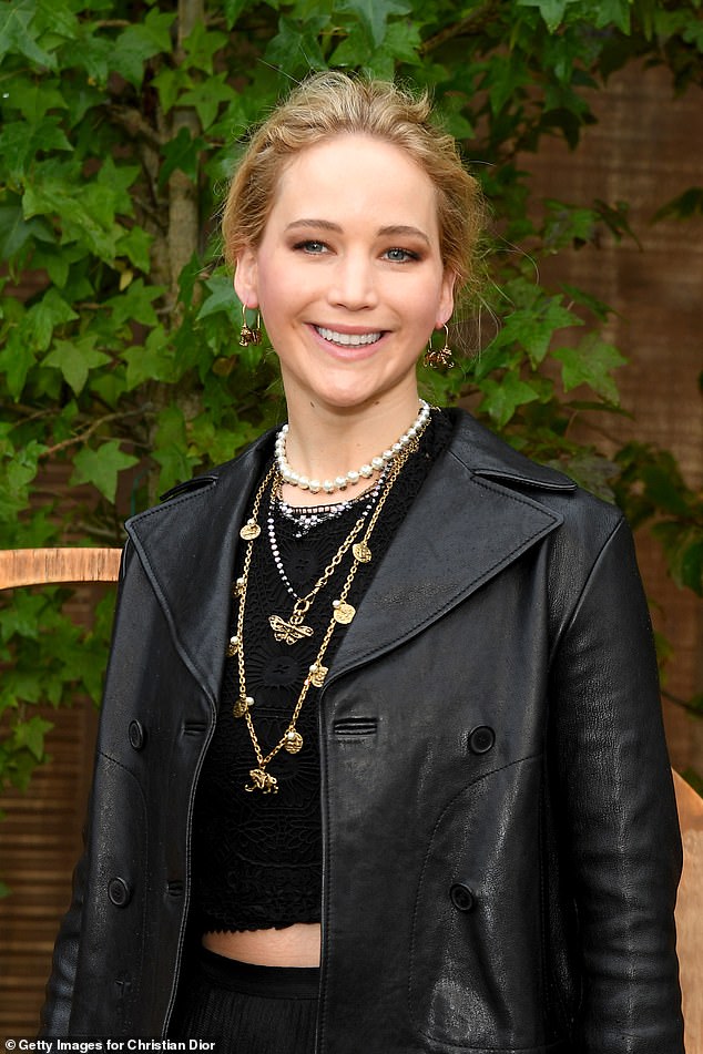 Jennifer Lawrence, pictured at the Christian Dior Womenswear launch at Paris Fashion Week in September, has hooded eyes, where there's an extra crease below the brow bone