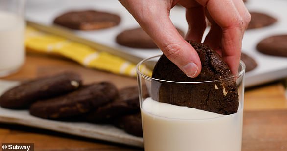 Subway's Double Chocolate Cookies are popular with fans and now they can be made at home