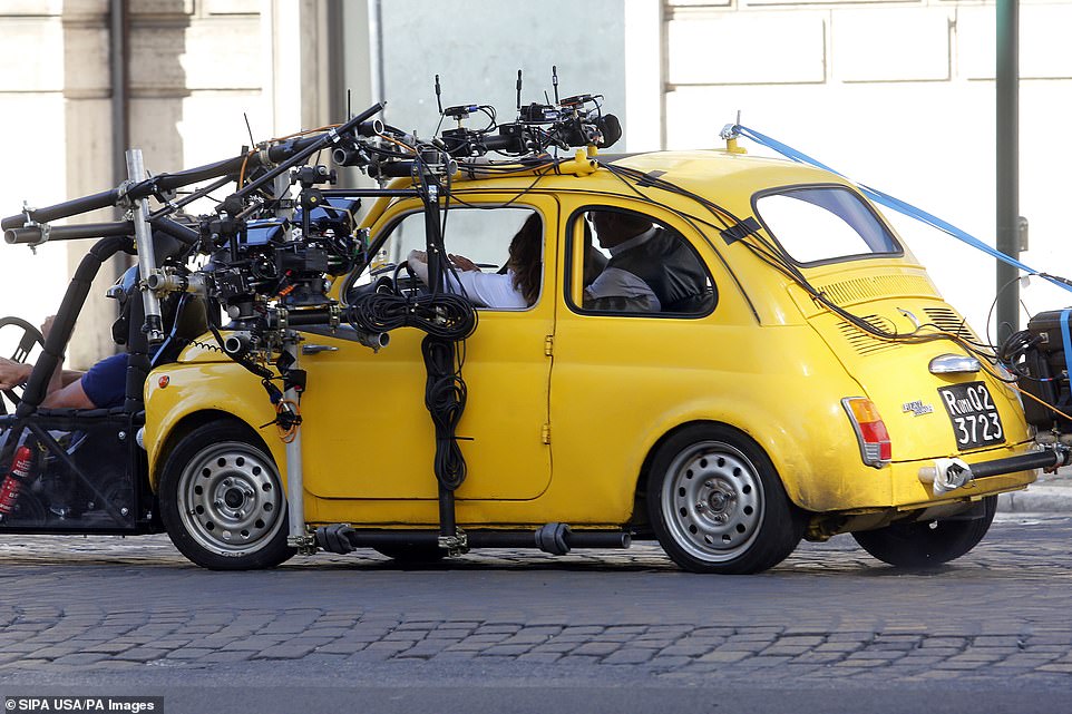 Tech: The car was covered in filming equipment so the camera crew could capture all the drama of the scenes