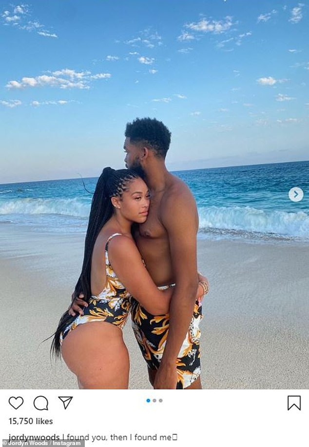 Cuties: Jordyn and beau Karl-Anthony Towns went Instagram official on September 26, 2020 during her Michael Jordan themed 23rd birthday celebrations in Cabo San Luca, Mexico