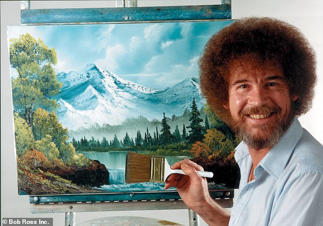 North West's picture was compared to the work of famed TV artist Bob Ross