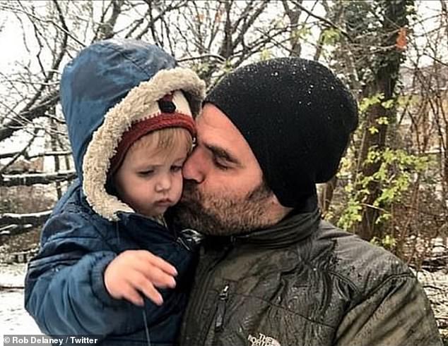 Forever loved: The Catastrophe star previously admitted the tragic death of his toddler son from a brain tumour made him love his three other children 'better'