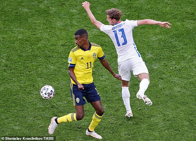 Isak produced a superb flick in the build-up to the penalty that won Sweden the Euro 2020 tie